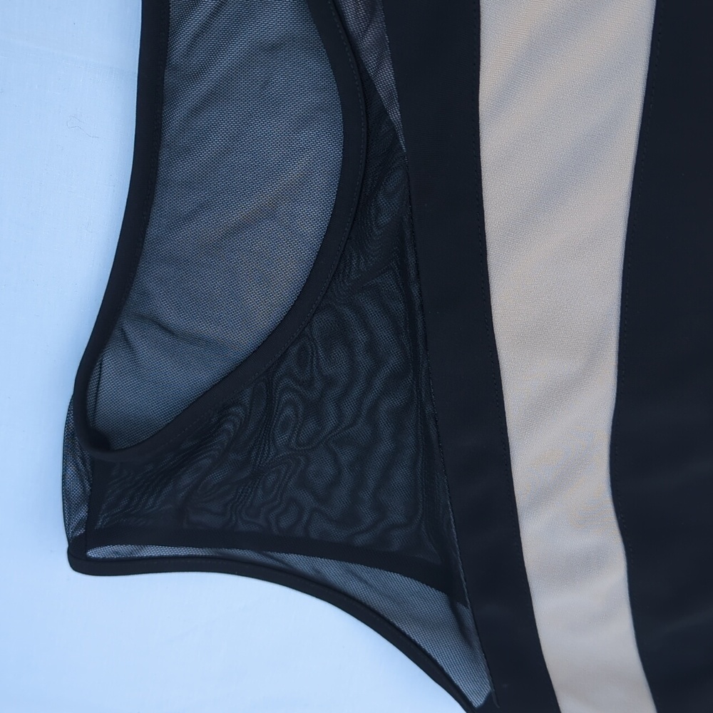 Marciano Bodycon Black and Cream Dress - Picture 7 of 10